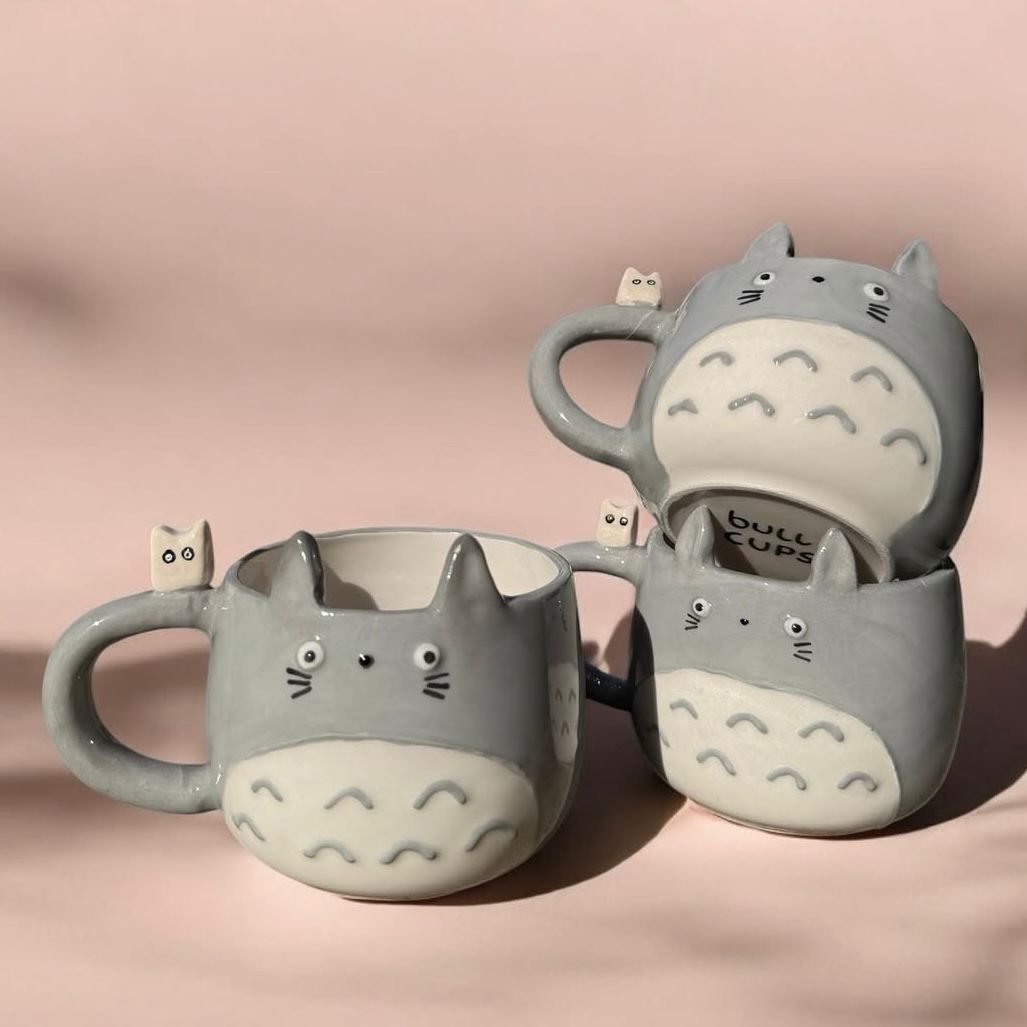 Totoro Seramik Kupa – 450 ml