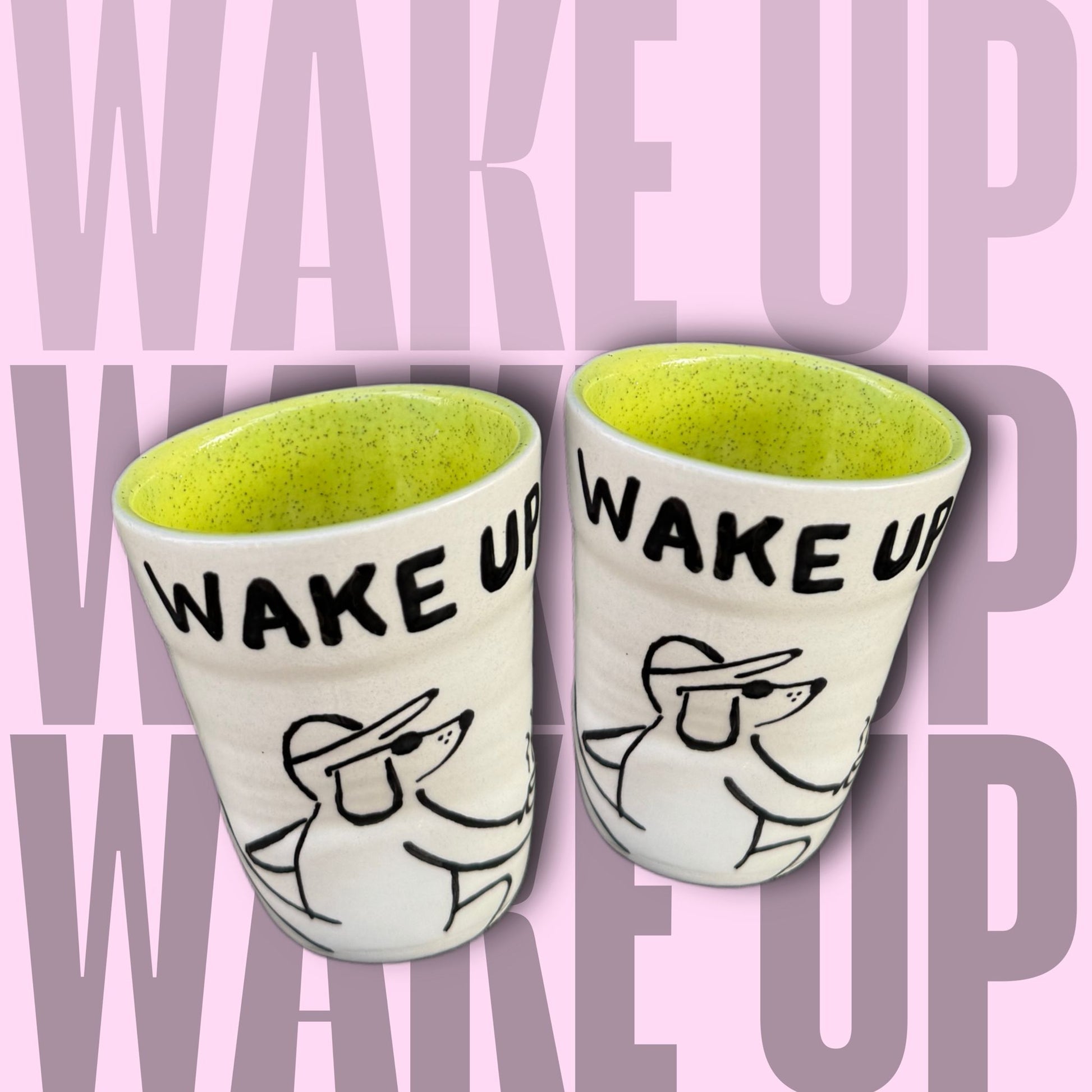 Wake Up! Seramik Bardak