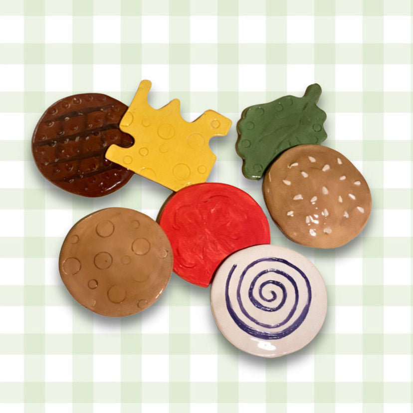 Bullcups Cheeseburger Coaster Set – Masana Lezzet Kat!