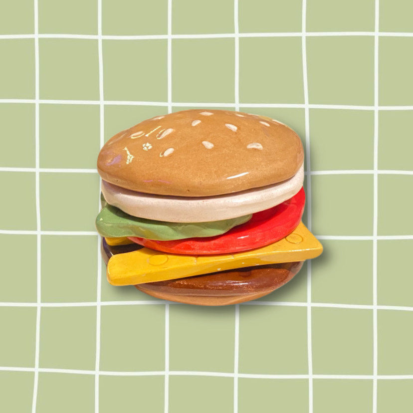 Bullcups Cheeseburger Coaster Set – Masana Lezzet Kat!