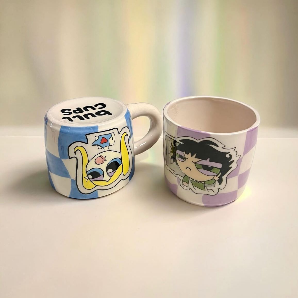 Powerpuff Girls Seramik Kupa – 350 ml (Bubbles & Buttercup)