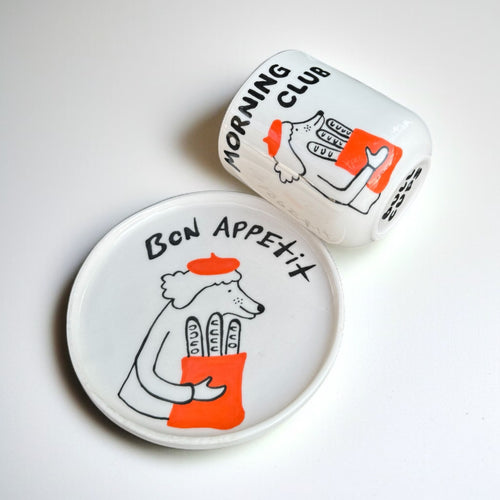 Bon Appétit Seramik Tabak & Bardak Seti